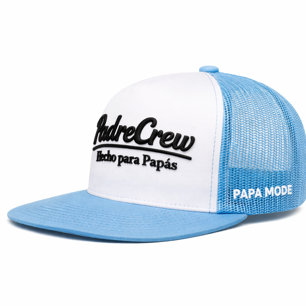 Snapback Blanco/Agua Azul